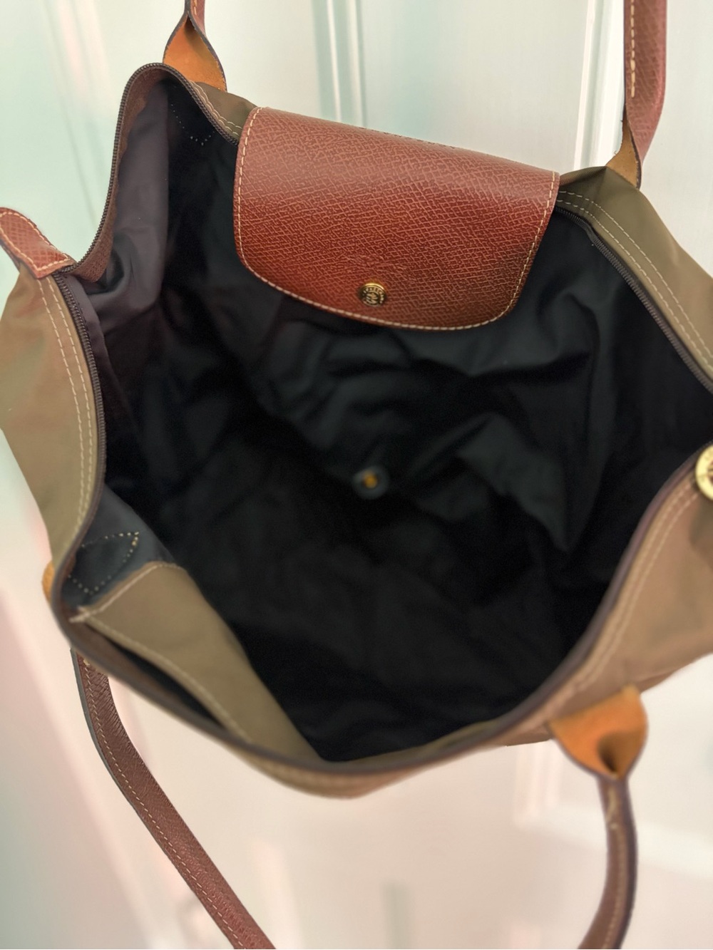 Longchamp ‘Large Le Pliage’ Tote in Slate - Picture 2 of 3